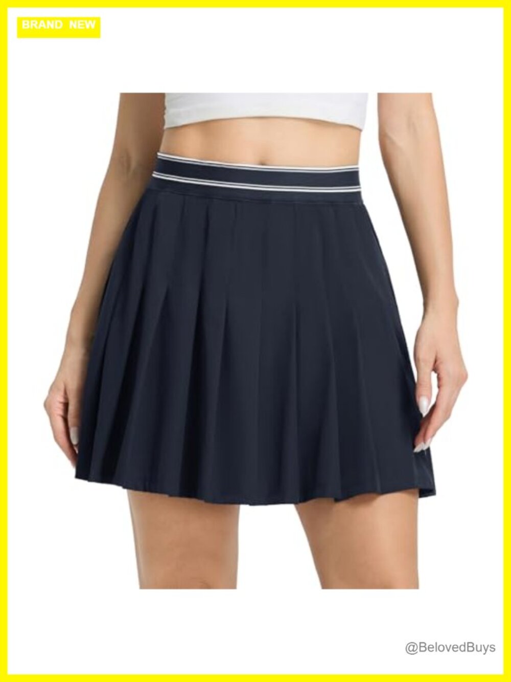 Women's Golf Skort High Waisted Pleated Tennis Skirt with Pockets